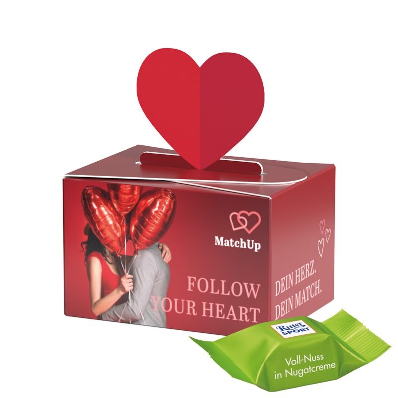 JG10236-3Geschenkbox Mini Herz Ritter SPORT_ Ritter Sport Schokowuerfel_ Vollnuss Nougatcreme