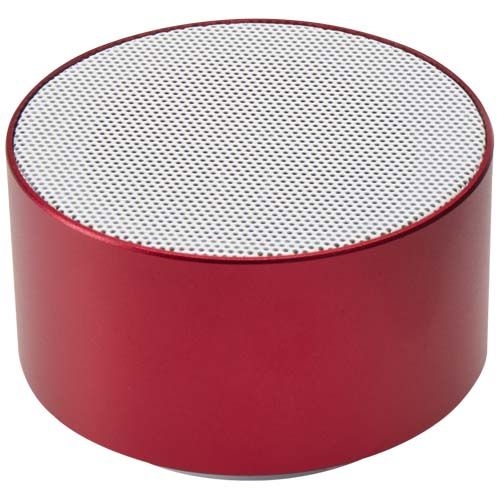 PF124486-1Ankaa 3 W Bluetooth® Lautsprecher aus recyceltem Aluminium_ rot