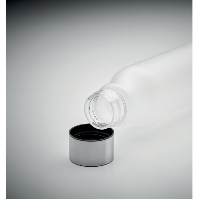 MO6237-26Glacier Rpet Trinkflasche RPET 600ml_ transparent weiss