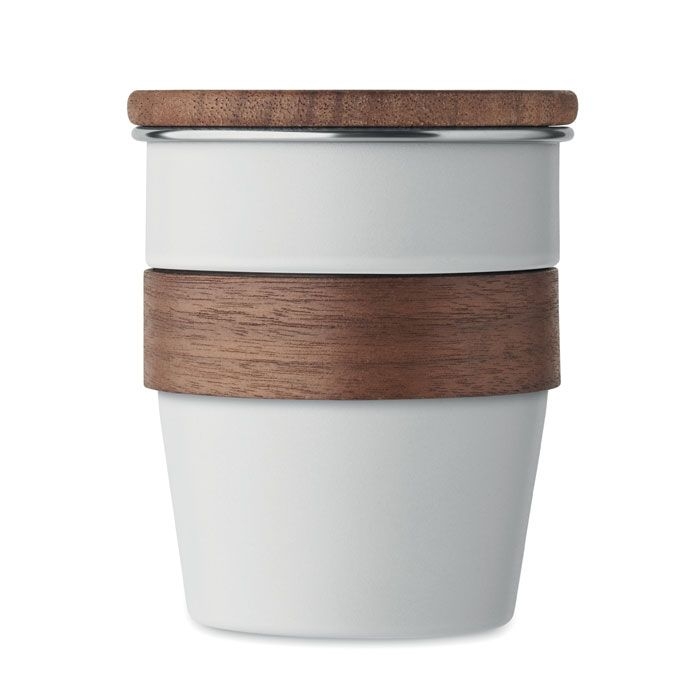 MO2322-06Walnut Einwandiger Becher 350 ml_ weiss