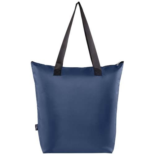 PF130092-5EcoFold faltbare RPET Kuehltasche 15 L_ navy
