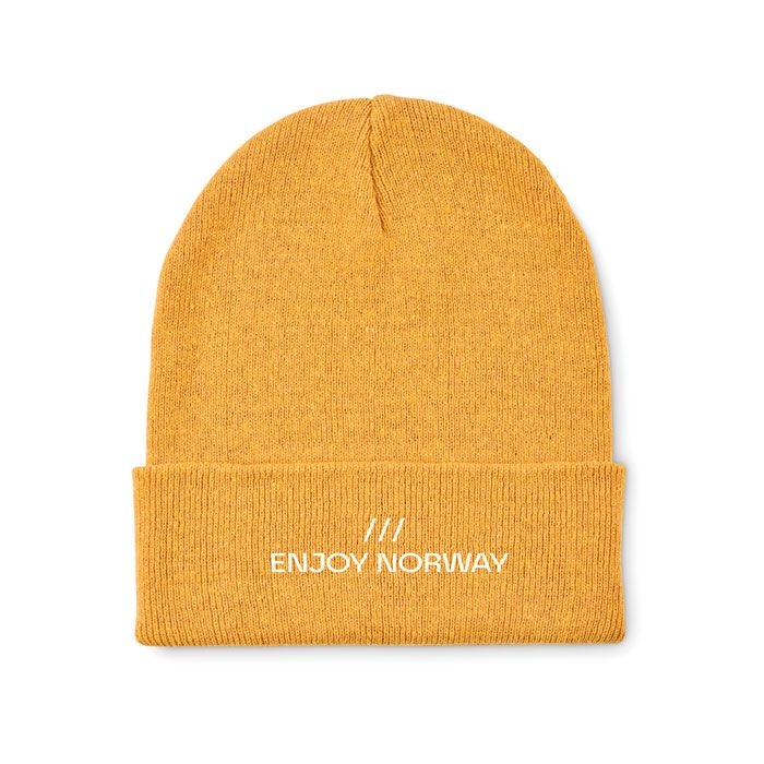 MO2705-08Beanix Beanie mit Buendchen_ gelb