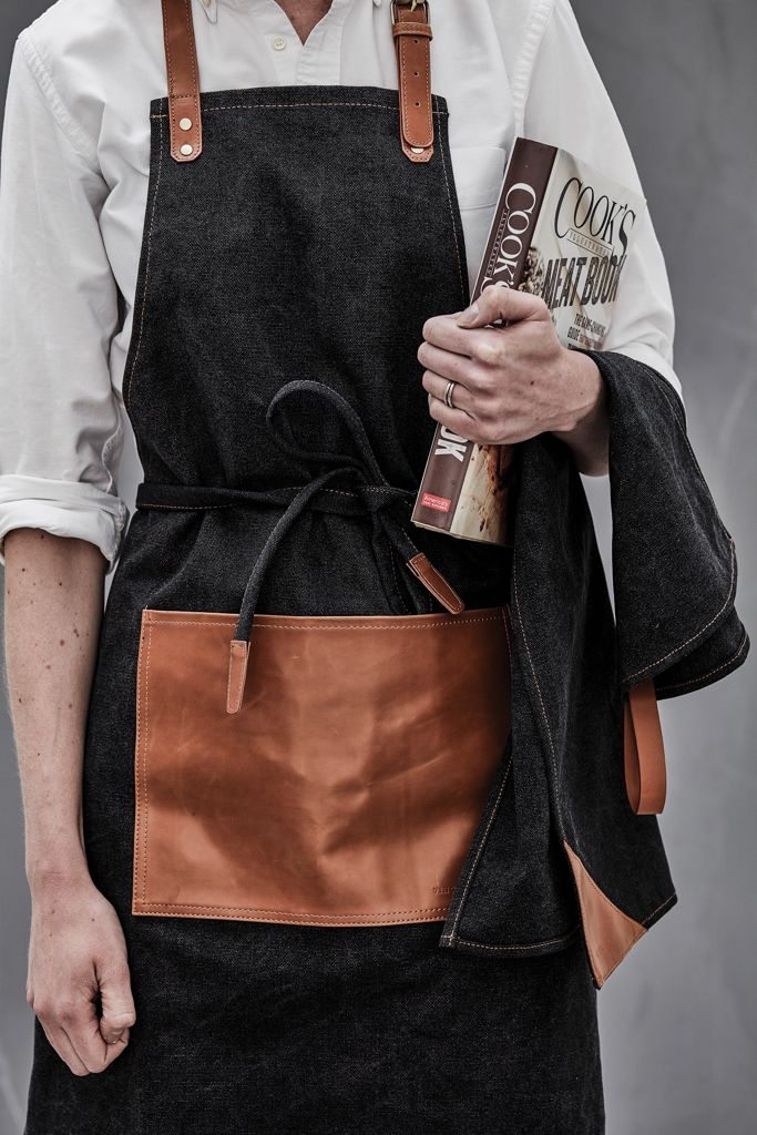 XDV215-5VINGA Asado Kuechenschuerze_ schwarz