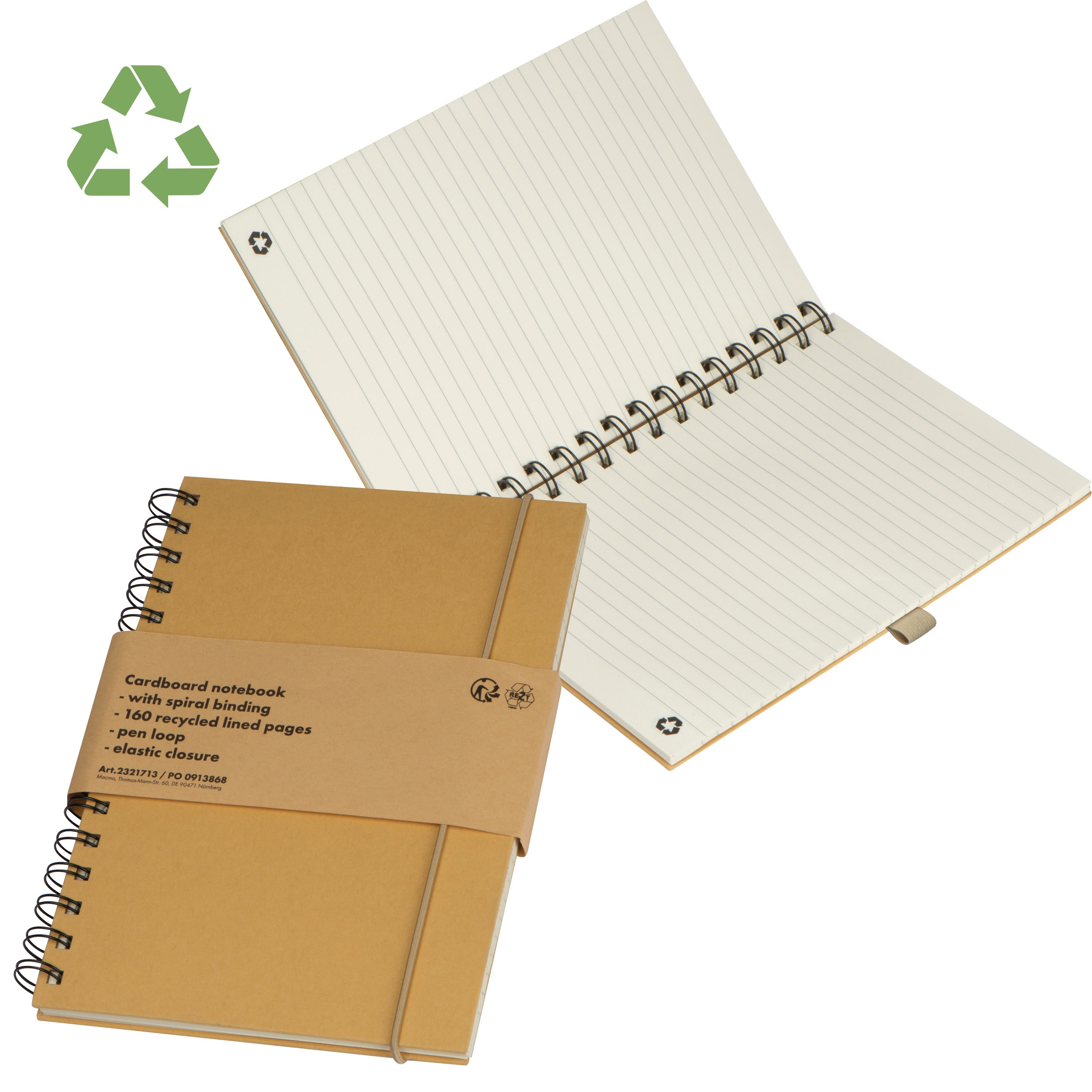 MA23217-13Notizbuch aus Karton ALINA_ beige
