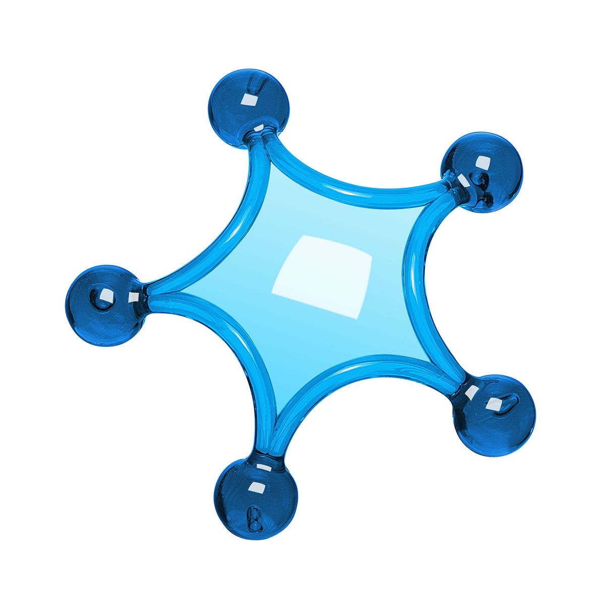 HE8955-T3Massagestern_ blau-transparent