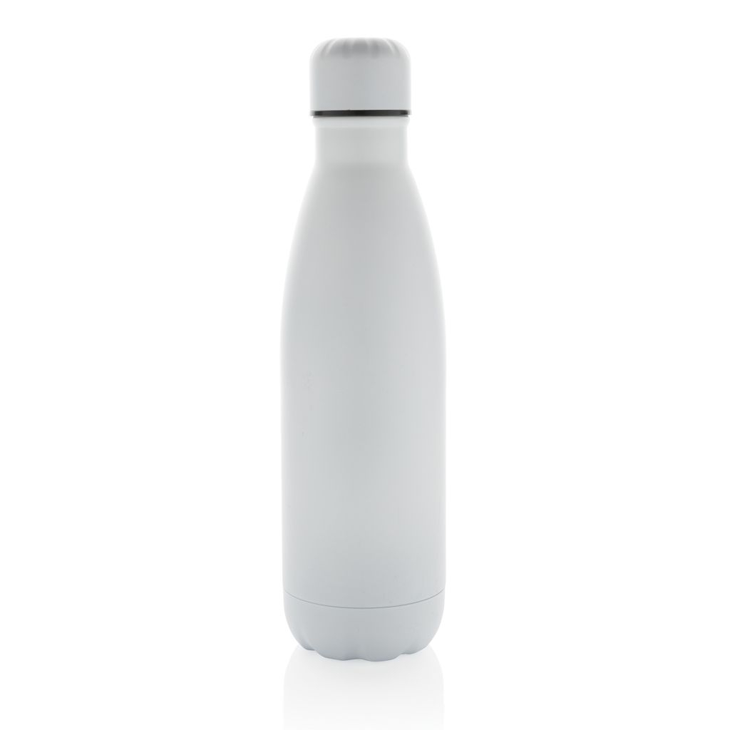 XDP435_72-3Eureka einwandige Wasserflasche aus RCS rec. Stainless-Steel_ weiss