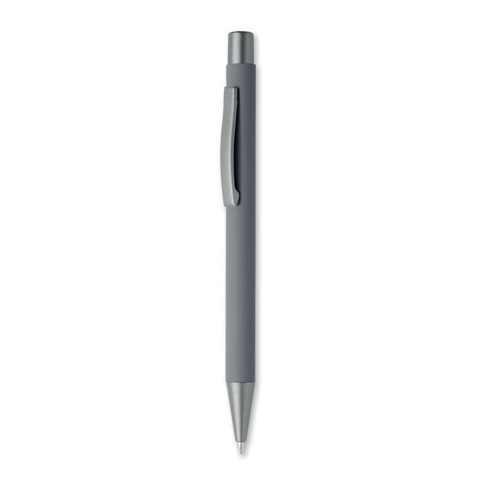 MO3222-15Nali Druckkugelschreiber recy. Alu_ steingrau