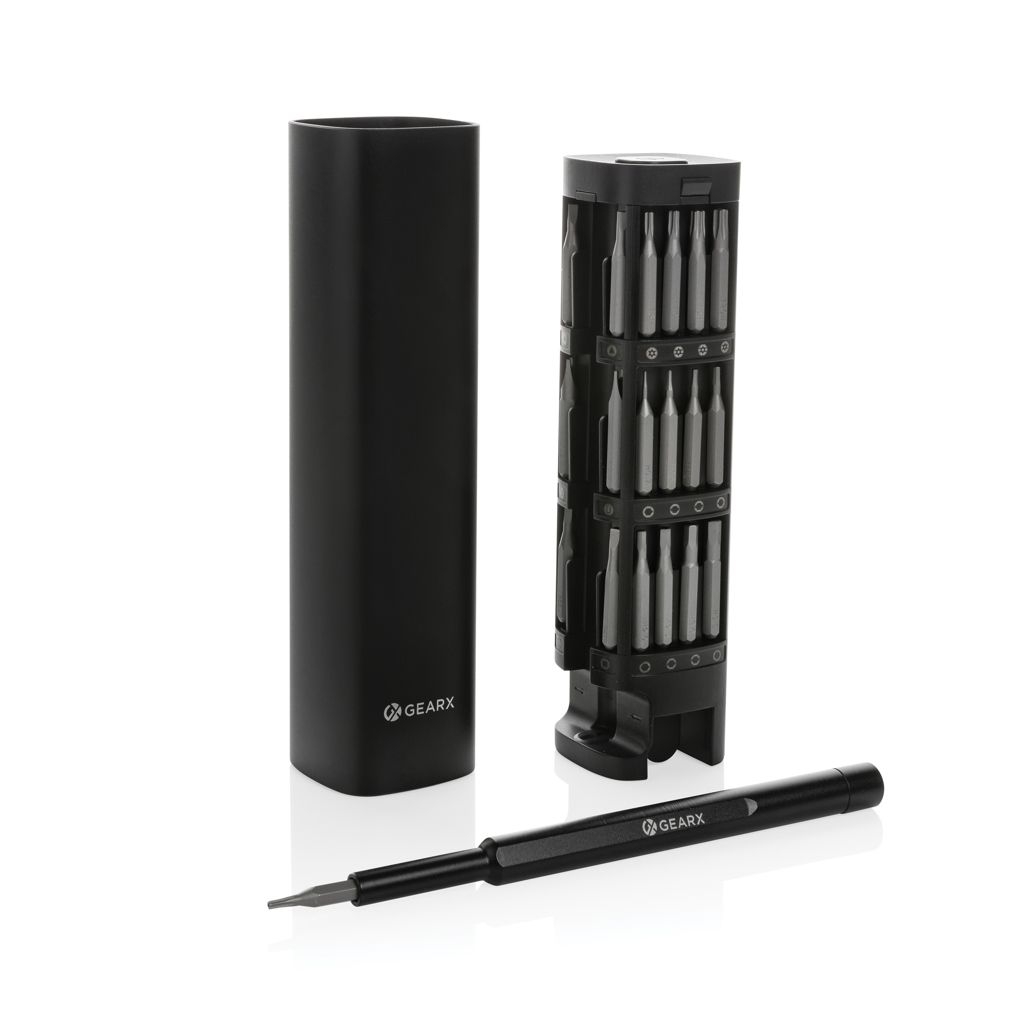 XDP221_26Gear X 46-tlg_ Praezisions-Bit-Set aus RCS recyc. Aluminium