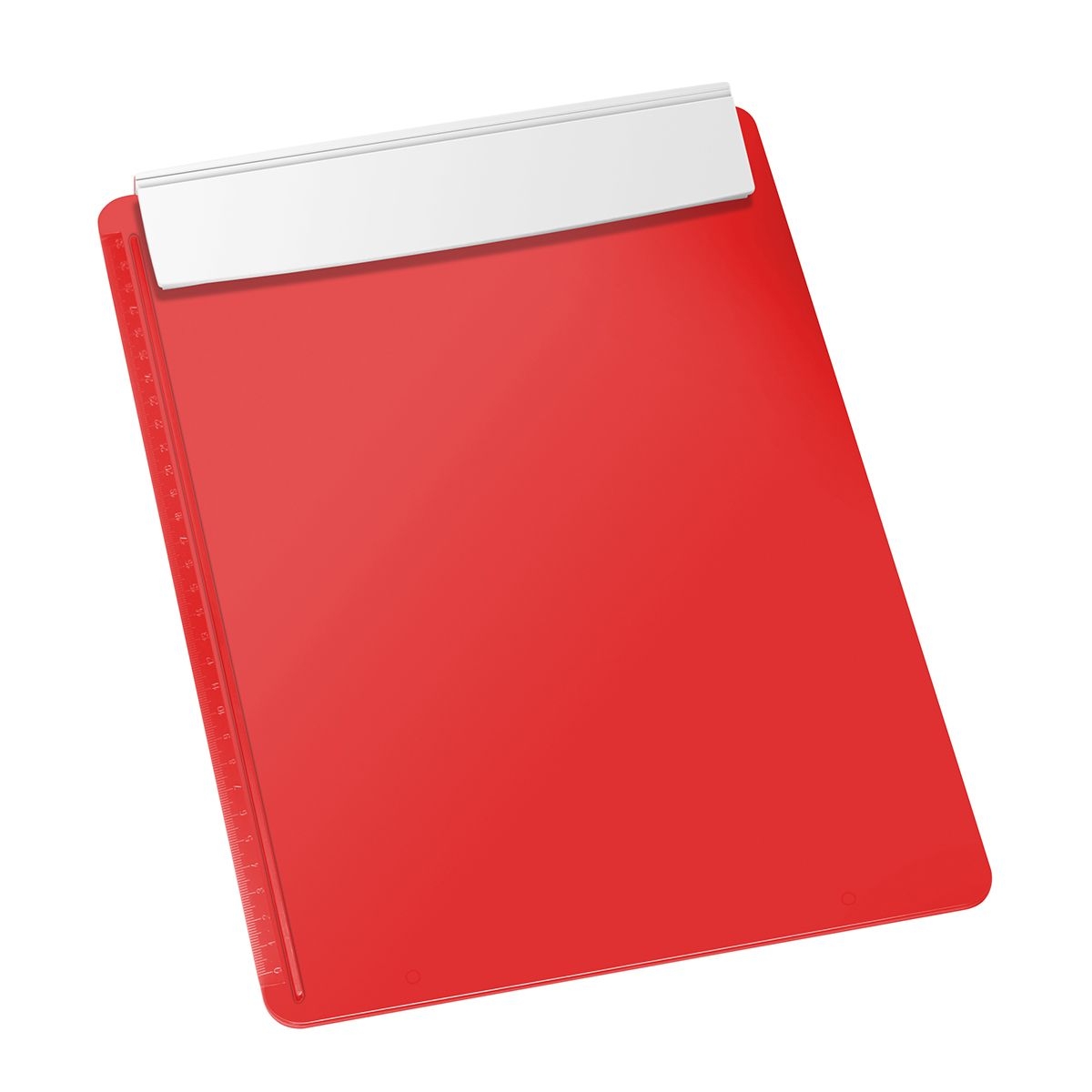 HE7189-1-0Klemmbrett DIN A4 _Beta_ rot_ weiss