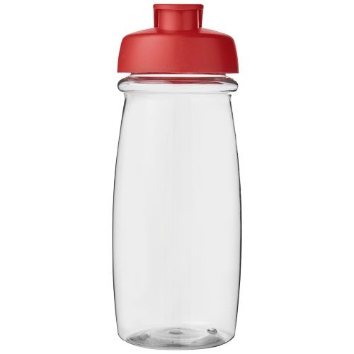 PF210054-19H2O Active® Pulse 600 ml Sportflasche mit Klappdeckel_ transparent_rot