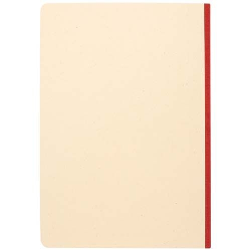 PF106125-1Liliana A5 Zuckerrohr und RPET Softcover Notizbuch_ ziegelstein