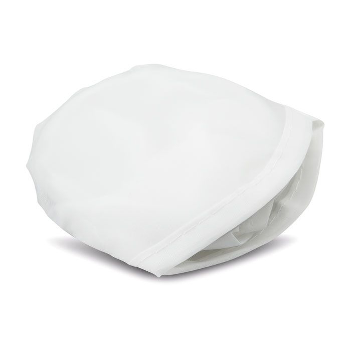 IT3087-06Atrapa Faltbare Polyester Wurfscheibe_ weiss