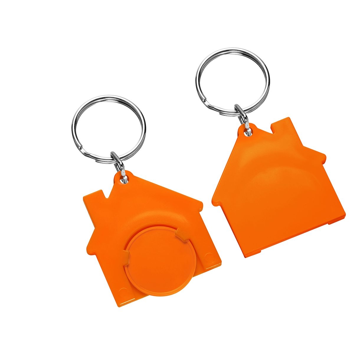 HE7516R-5-5Chiphalter mit 1€-Chip _Haus_ orange_ orange