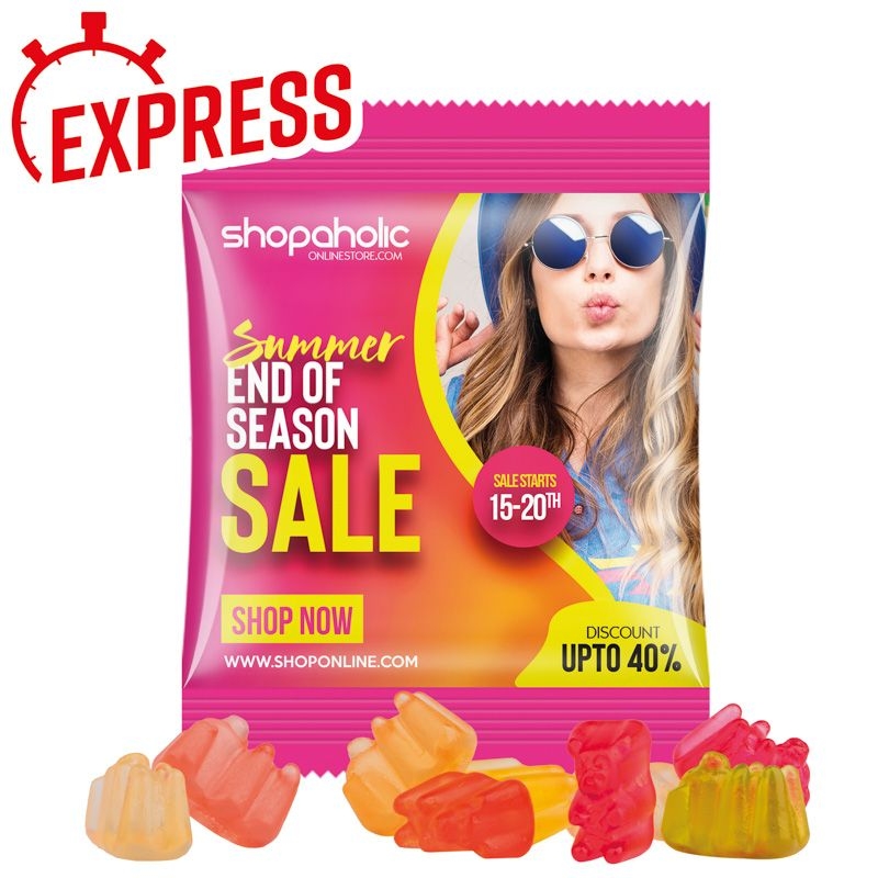 JG10002-1Express Gummibaerchen_ Gummibaerchen_ weisse Folie