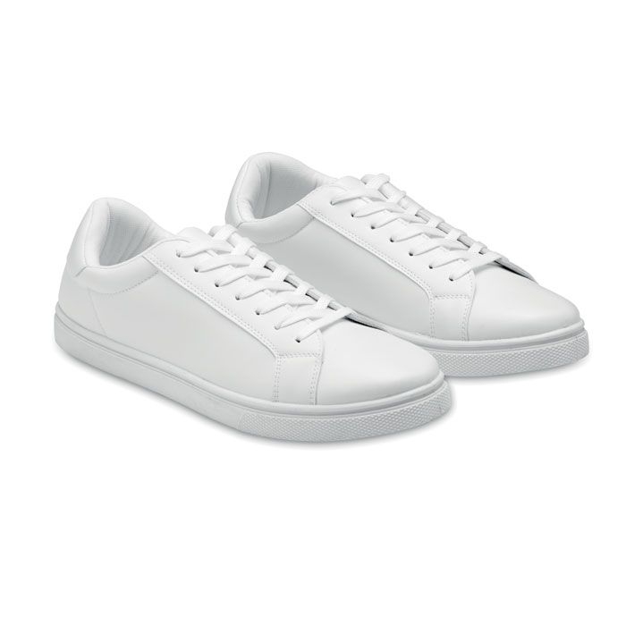 MO2045-06Blancos Sneakers aus PU Gr. 45_ weiss