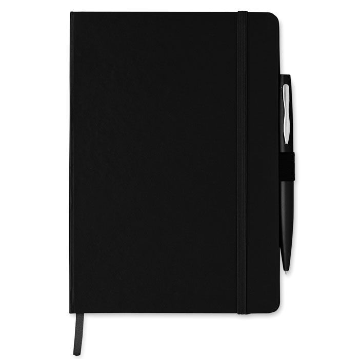 MO8108-03Notaplus DIN A5 Notizbuch_ schwarz
