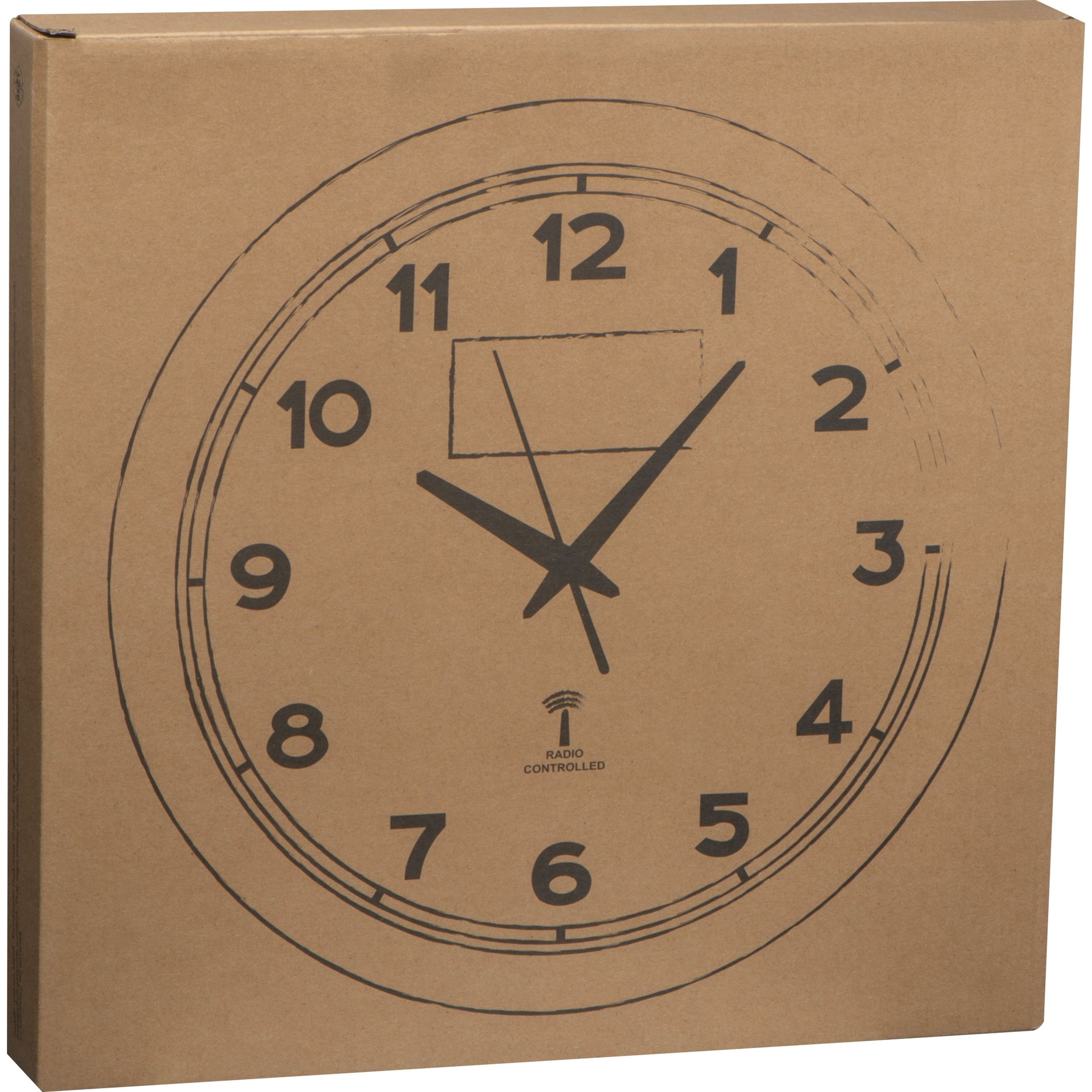 MA43275-06Funk Wanduhr aus Metall JONAH_ weiss