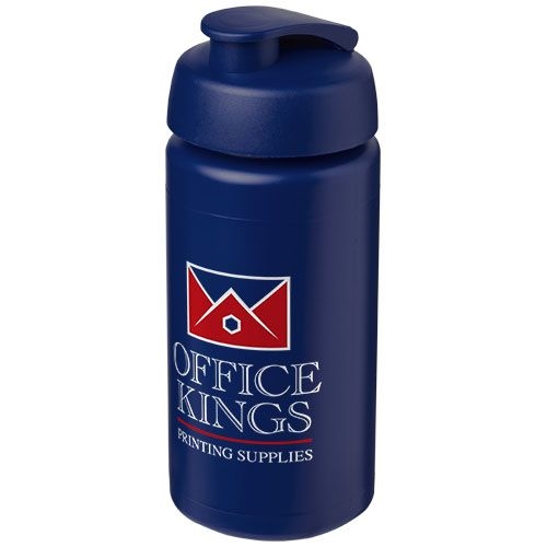 PF210072-20Baseline® Plus grip 500 ml Sportflasche mit Klappdeckel_ blau