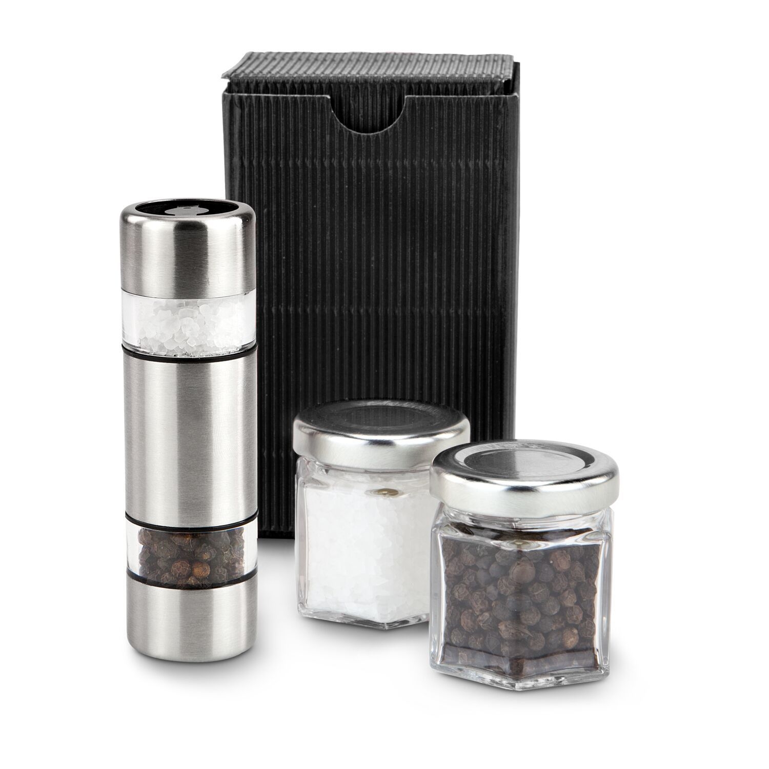 RP2045Salz _ Pfeffer im Miniformat Schwarz