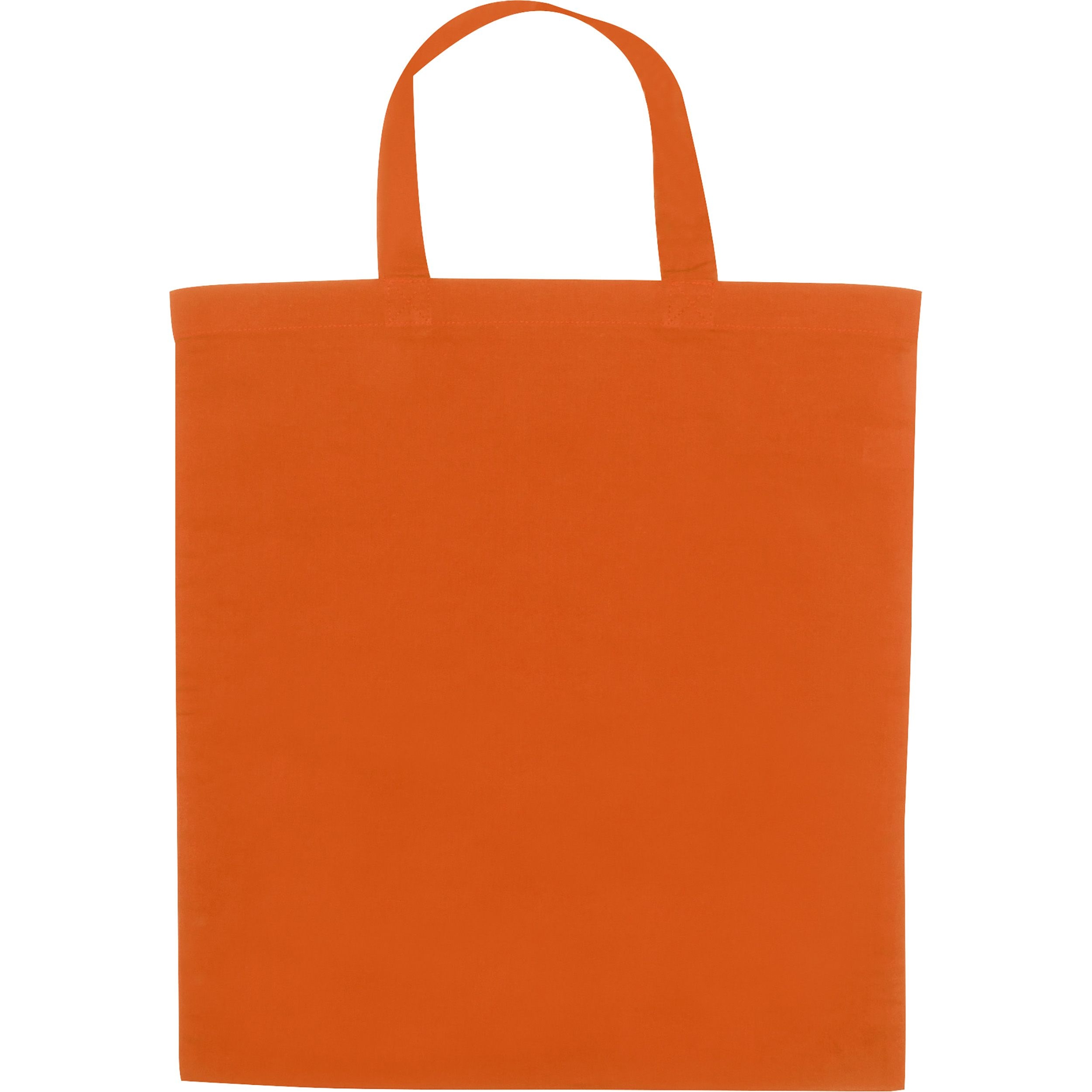 MA60680-10Baumwolltasche mit kurzen Henkeln MARSHALL_ orange