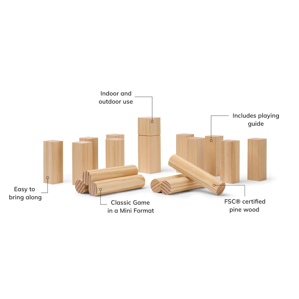 XDV45323-09VINGA Kubb Mini Spiel_ braun