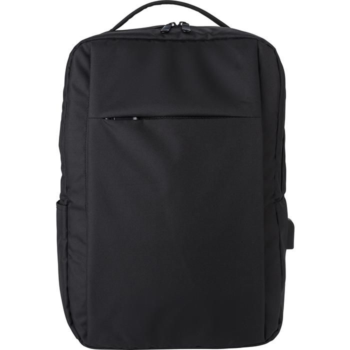 GI967399-01rPET _300D_ Laptop-Rucksack Jesse_ schwarz