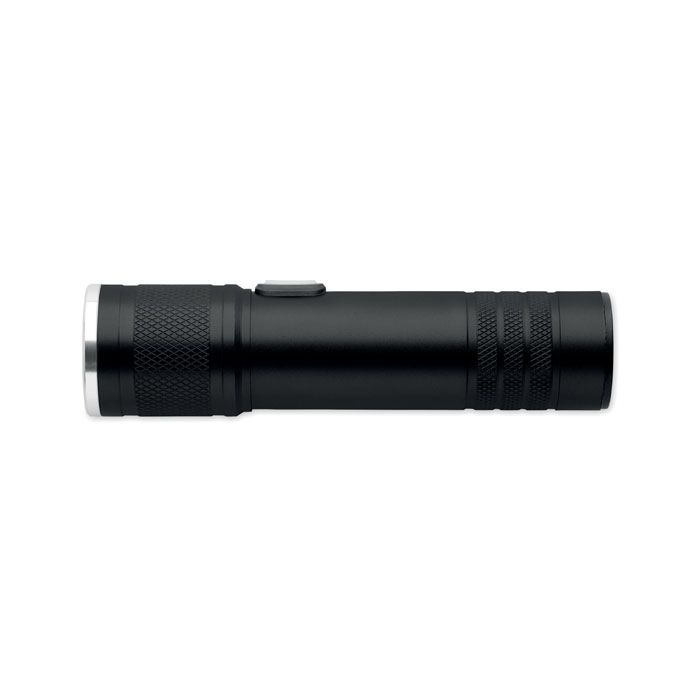 MO2724-03Flashra Wiederaufladbare Taschenlampe_ schwarz