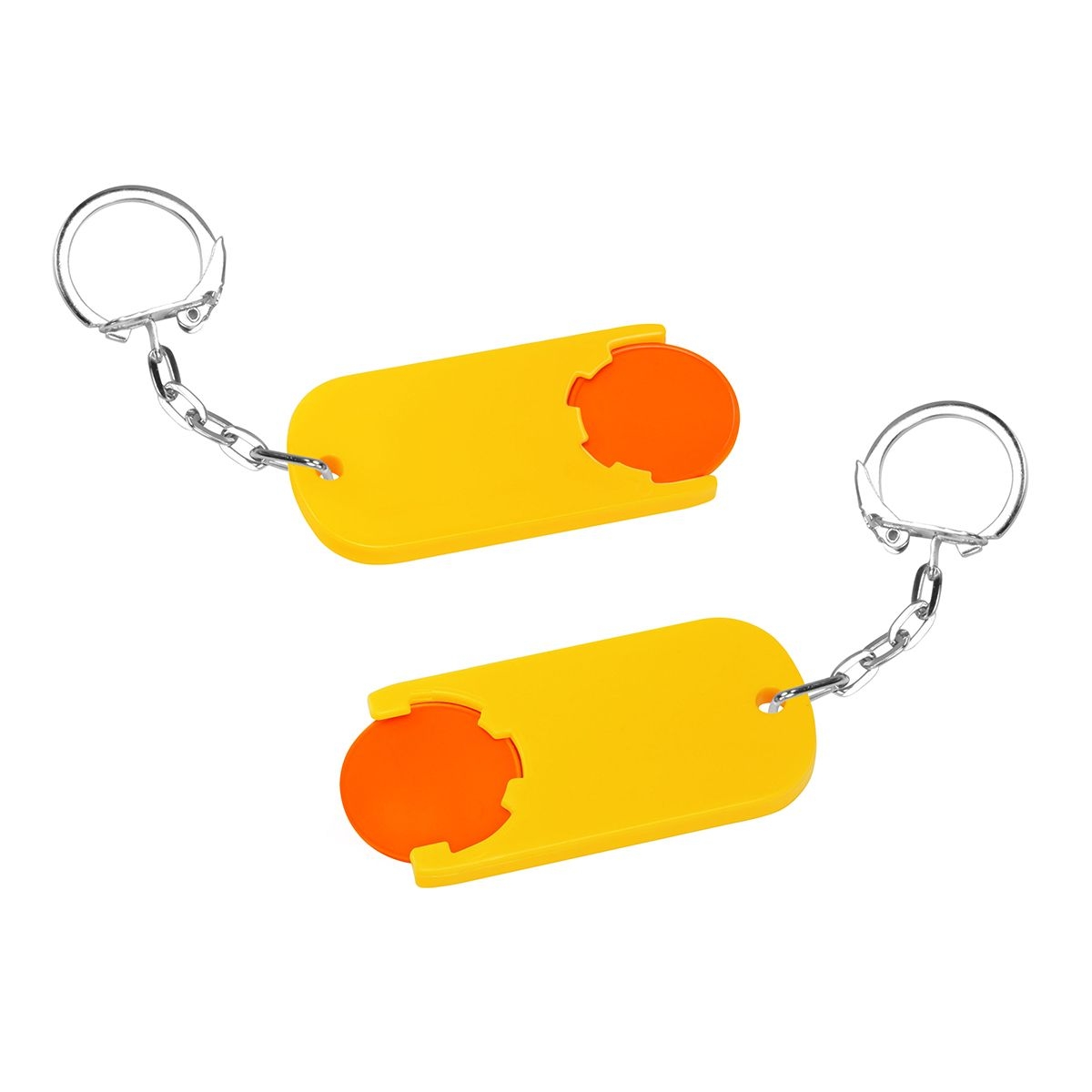 HE7439K-5-4Chiphalter mit 1€-Chip _Alpha_ orange_ gelb