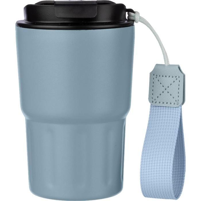 GI1096714-18Doppelwandiger Becher aus Edelstahl Louisa_ hellblau
