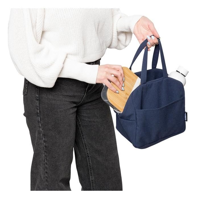 GI1204071-357Kuehltasche aus recyceltem Poly-Baumwollgewebe _330 g_m2_ Elowen_ beige