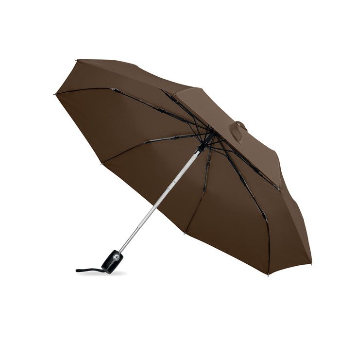 MO8780-01Gentlemen Windbestaendiger Regenschirm 21”_ braun