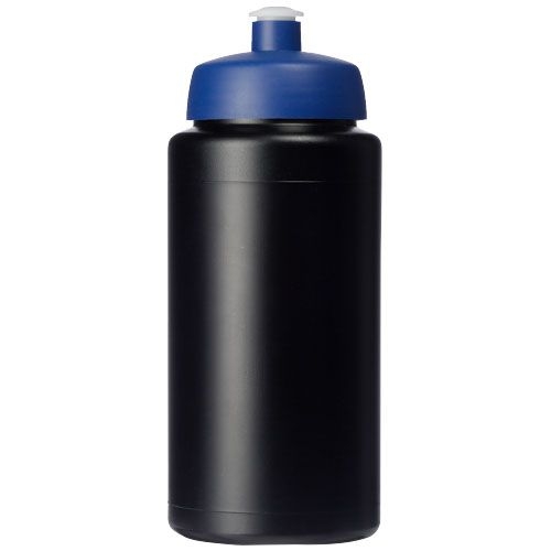 PF210687-14Baseline® Plus grip 500 ml Sportflasche mit Sportdeckel_ schwarz_blau
