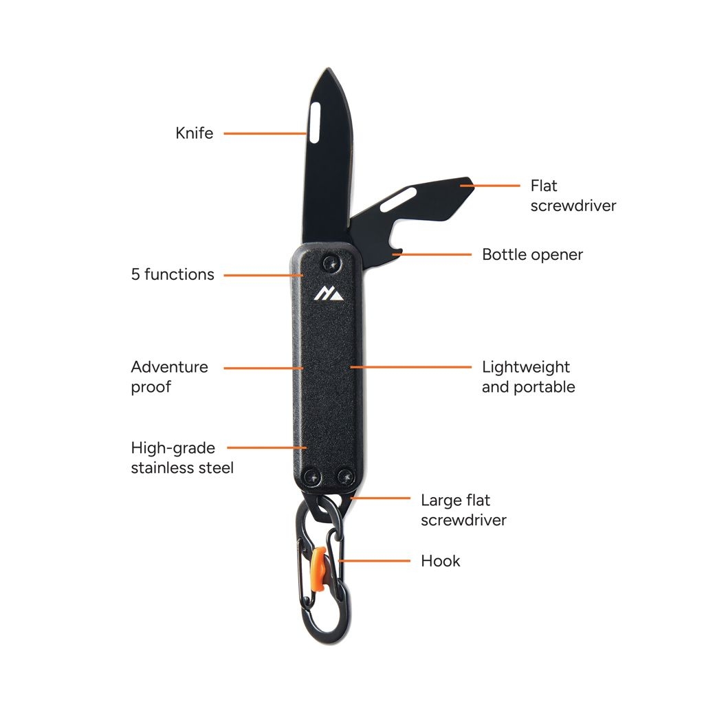 XDND500.02-01Nordic Drift Adventure Keychain Tool_ schwarz