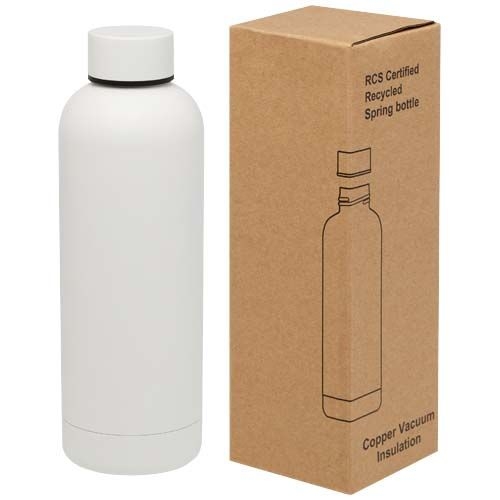 PF100798Spring 500 ml RCS-zertifizierte Kupfer-Vakuum Isolierflasche aus recyceltem Edelstahl
