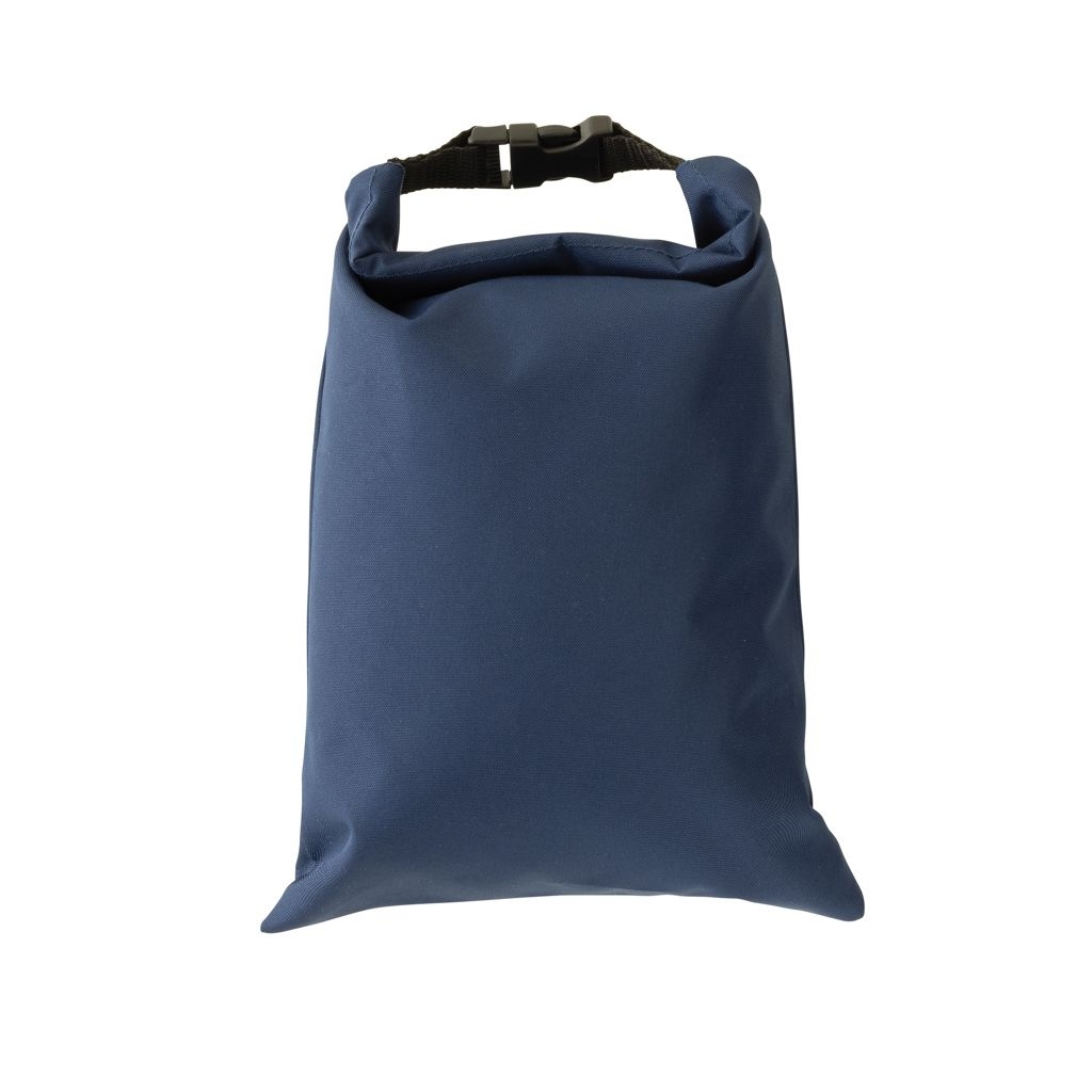 XDP422.55-25Snackstrap faltbarer Lunchbag aus AWARE™ rPET 30 x 20cm_ navy blau