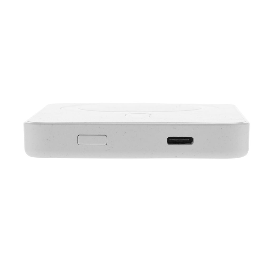 XDP322_40-3Magnetix 5_000mAh magnetische Powerbank aus RCS recycel. ABS_ weiss