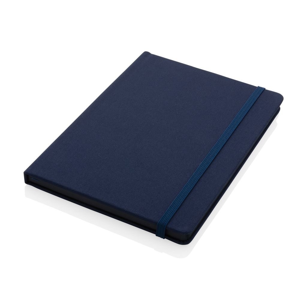 XDP774.45-5GRS-zertifiziertes rPET-A5-Notizbuch_ navy blau