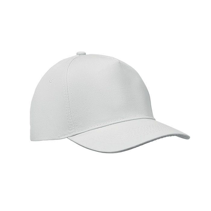 MO2345-06Sunny Baseball cap 5 panels 180gr_ weiss