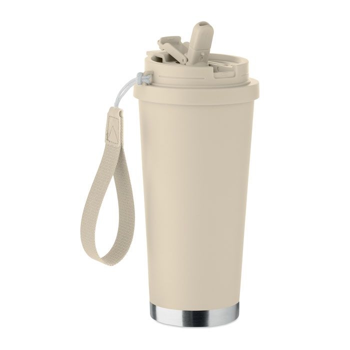 MO2662-13Topaz Large Doppelwandiger Trinkbecher 500m_ beige