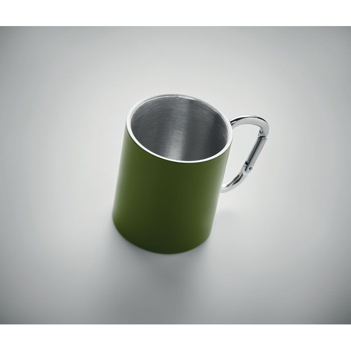 MO6873-60Trumba Trinkbecher mit Karabiner_ dunkelgruen