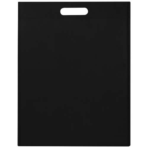 PF130103-6EcoSeal 5 L GRS-recycelte Nonwoven Tragetasche_ schwarz