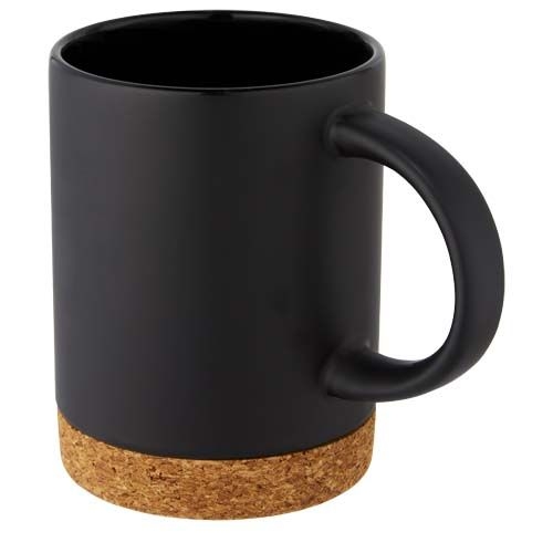 PF100901-3Neiva 425 ml Keramiktasse mit Korkboden_ schwarz