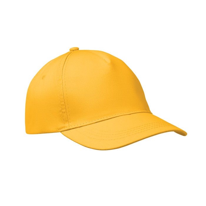 MO1447-08Buzz Baseball cap 5 panels 160g_m²_ gelb