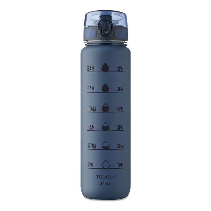 MO2672-85Isforden Mark Sport-Trinkflasche RPET 1L_ marineblau