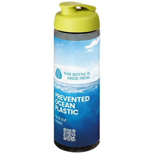 PF210483-3H2O Active® Eco Vibe 850 ml Sportflasche mit Klappdeckel_ kohle_limone