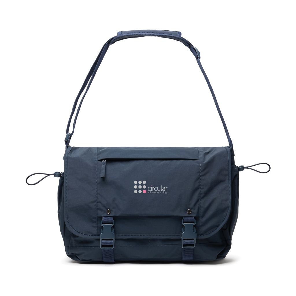 XDP732.14-25KENTO URBAN 15_6_ Messenger aus RCS recyceltem Nylon_ navy blau