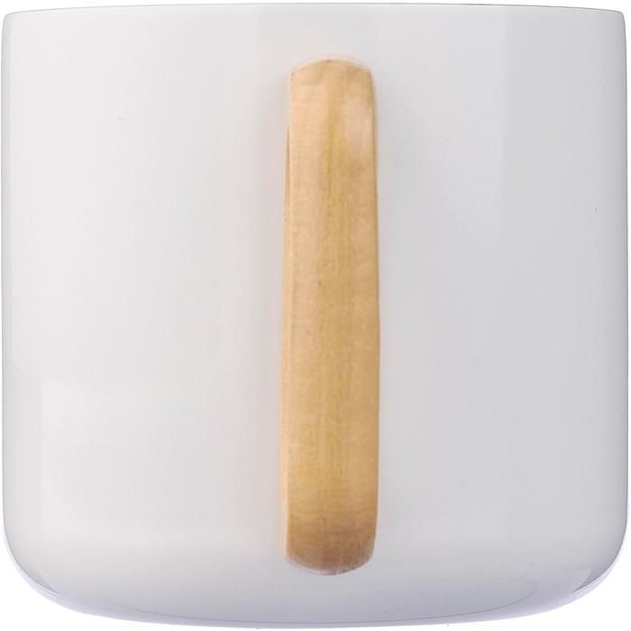 GI1172207-02Doppelwandiger Becher aus recyceltem Edelstahl 400 ml Dwight_ weiss