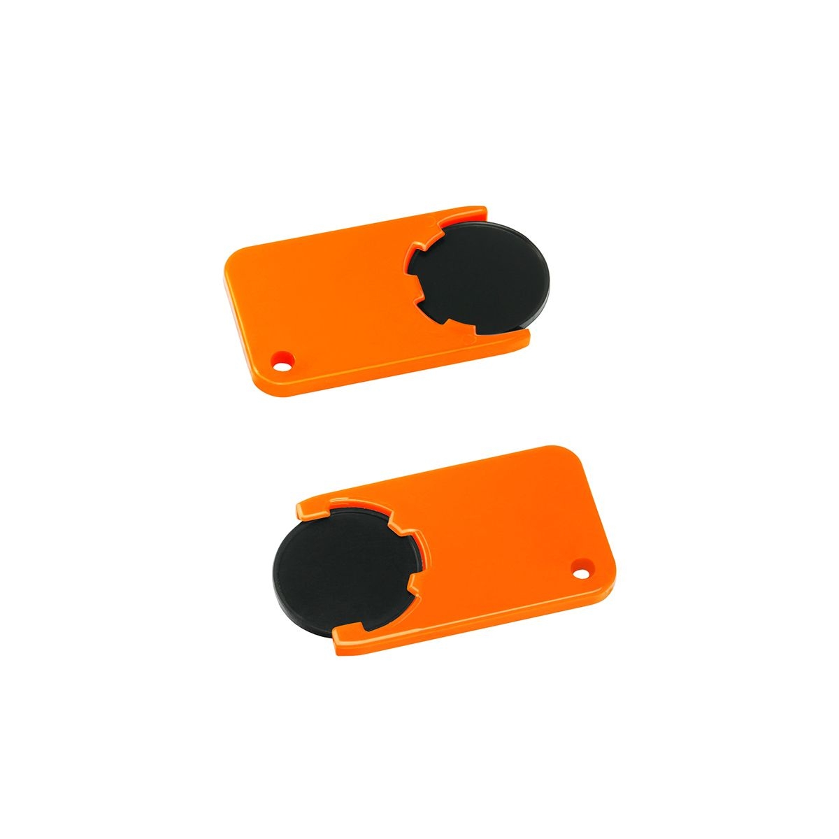 HE7454-6-5Chiphalter mit 1€-Chip _Beta_ schwarz_ orange