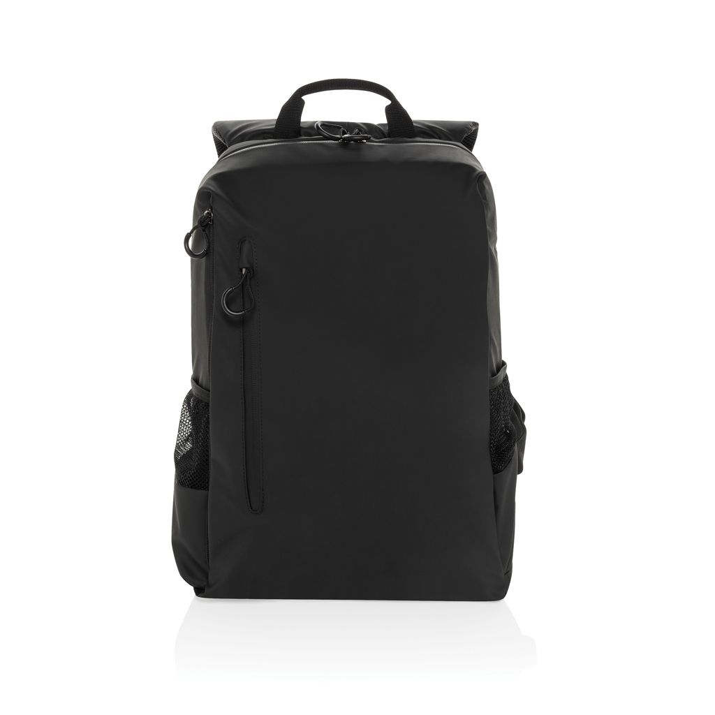 XDP763.44-01Lima Aware™ RPET wasserabweisender 15_6_ Laptop-Rucksack_ schwarz