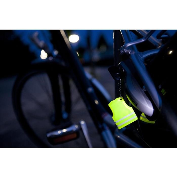 GI6333-06Schluesselanhaenger aus PVC Cecily_ gelb